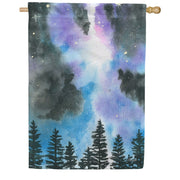 Toland Forest Night Sky House Flag