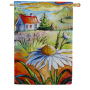 Toland Cottage Daisy Farm House Flag