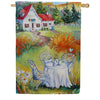 Toland Cottage Tea Party House Flag