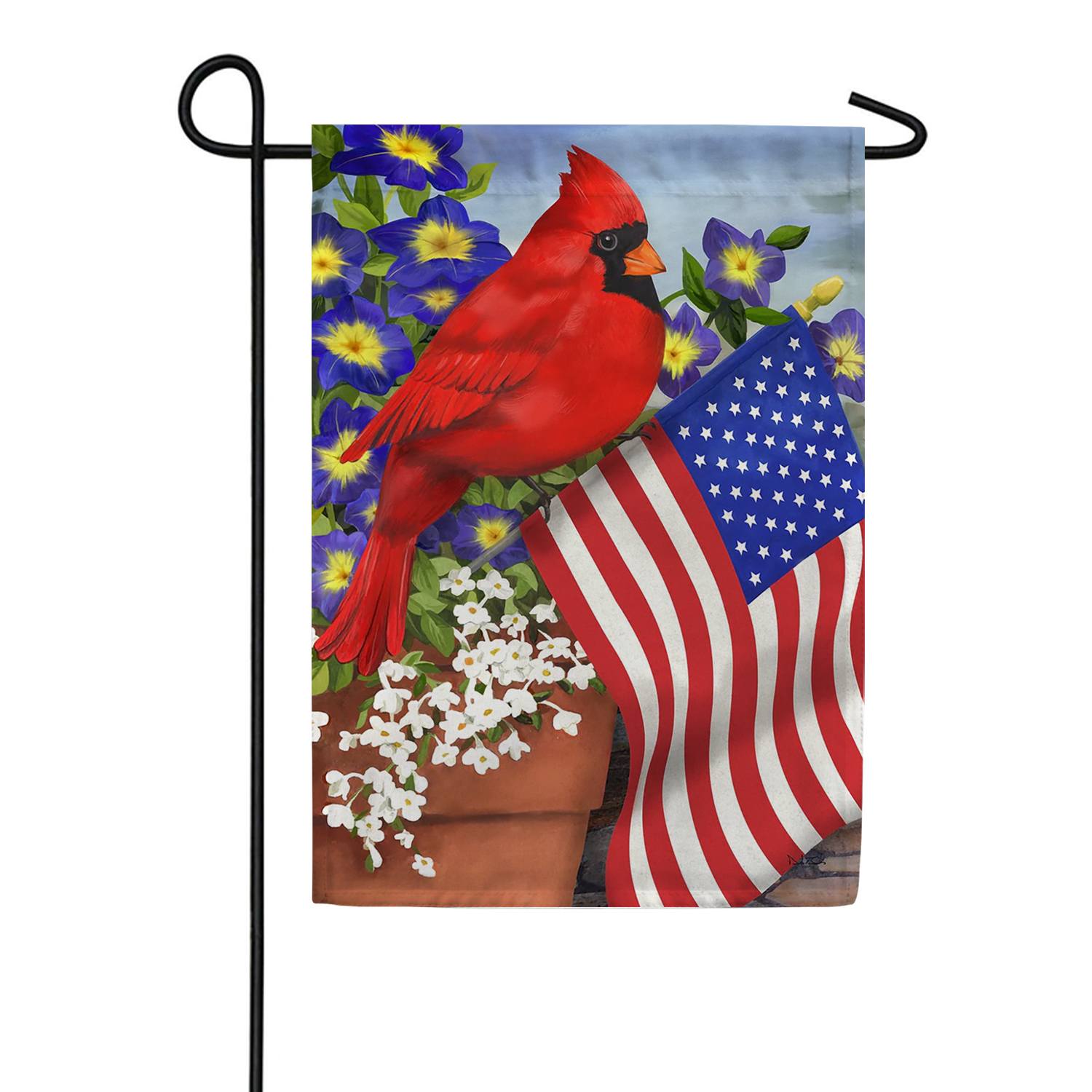Toland American Cardinal Garden Flag