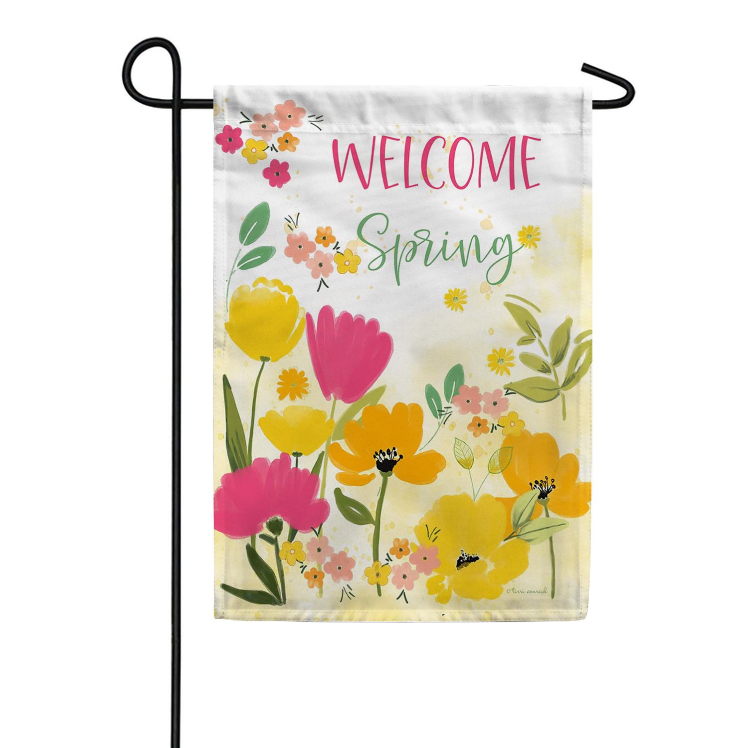 Toland Spring Greetings Garden Flag