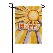 Toland Happy Vibes Garden Flag