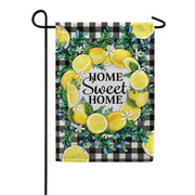 Toland Lemon Wreath Garden Flag