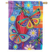 Toland House Flag - Bright Wings