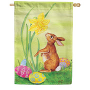 Toland House Flag - Bunny Daffodil
