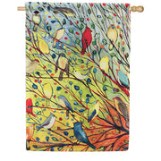 Toland House Flag - Tree Birds